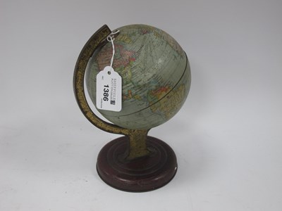 Lot 1386 - Tin Plate Glaze Biscuit Tin in the shape of a...