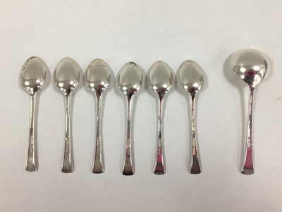 Lot 6 - A Set of Five Hallmarked Silver Pastry Forks,...