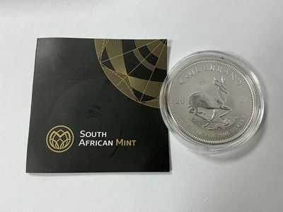 Lot 558 - 2017 South African Mint One Ounce Fine Silver...