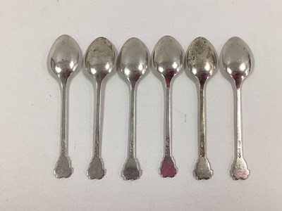 Lot 31 - A Set of Six Hallmarked Silver and Enamel...
