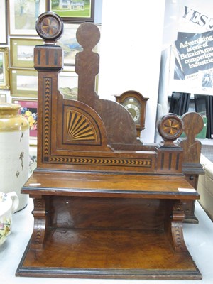 Lot 1404 - Pair of Oak Austhetic Shelves, circa 1900,...