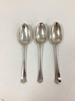 Lot 19 - Three Bottom Struck Georgian Hallmarked Silver...
