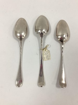Lot 21 - Three Bottom Struck Georgian Hallmarked Silver...