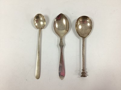 Lot 28 - A Hallmarked Silver Seal Top Style Spoon, TB&S,...