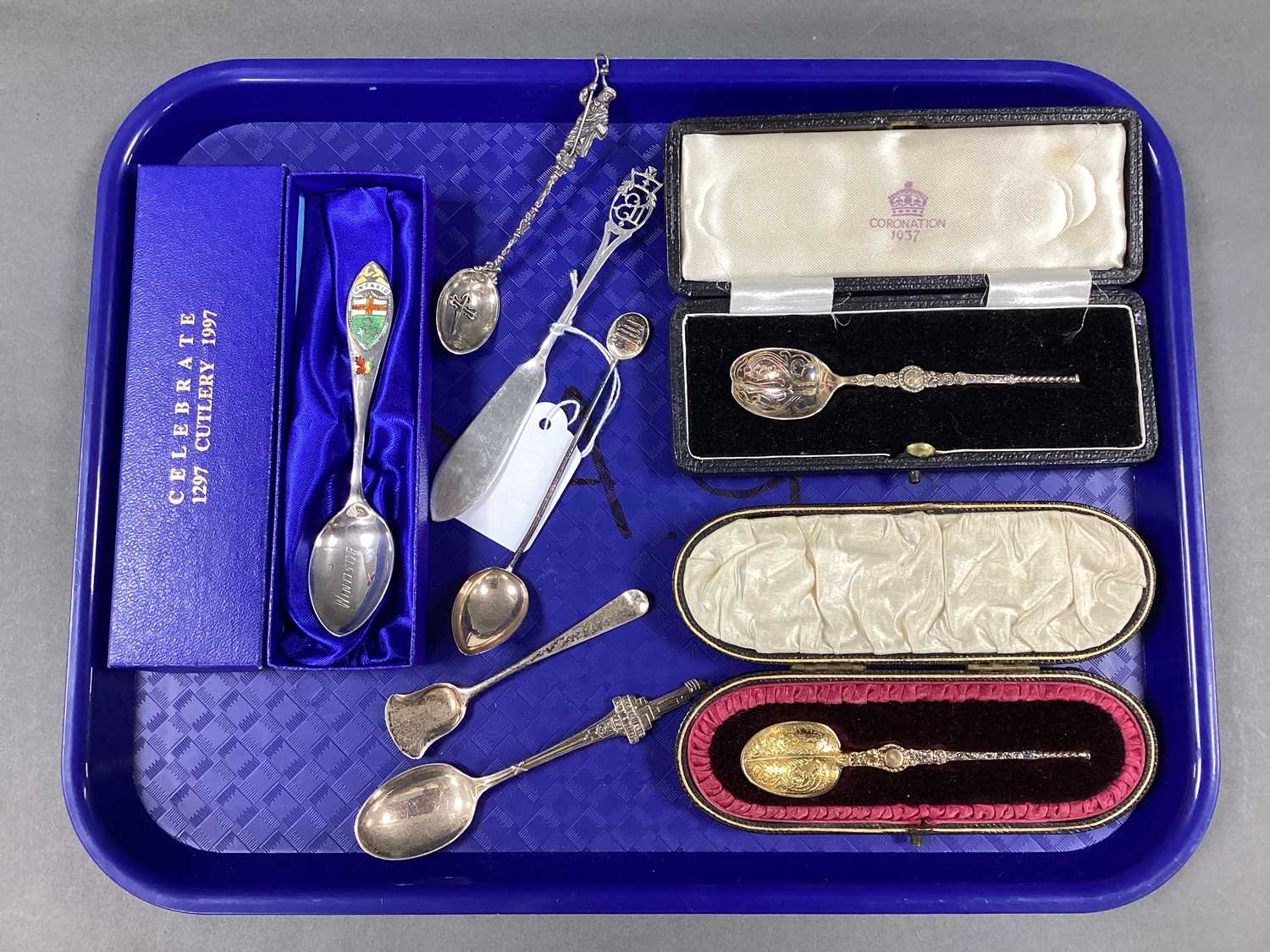 Lot 43 - Two Hallmarked Silver 'Anointing' Teaspoons,...