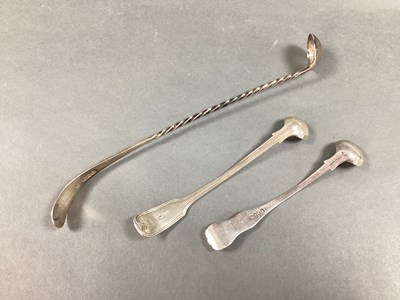 Lot 27 - A Hallmarked Silver Spice / Condiment Ladle,...