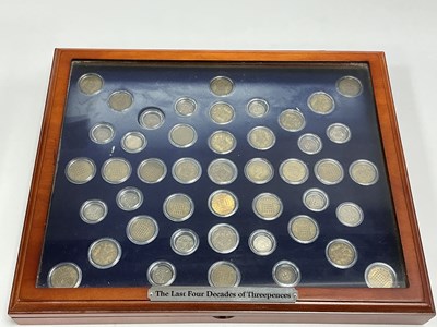 Lot 484 - The Last Four Decades Of Threepences Coin...