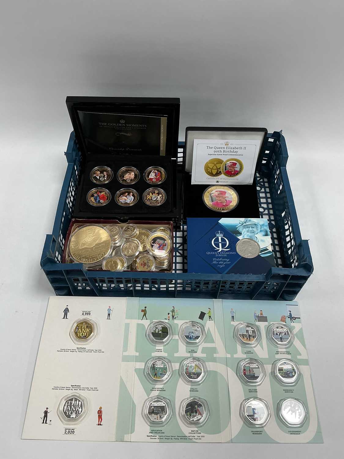 Lot 449 - Large Collection Of Commemorative Coins,...