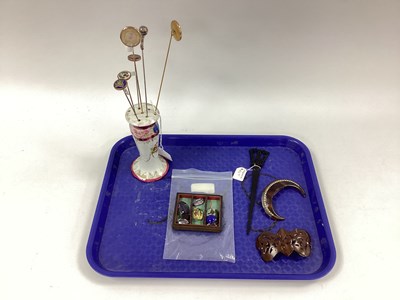 Lot 116 - Hallmarked Silver and Other Vintage Hatpins,...