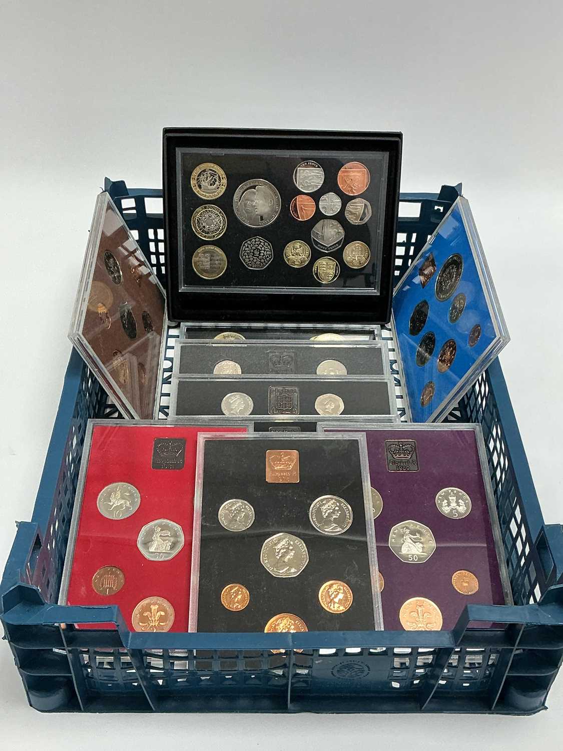 Lot 408 - Collection Of Ten Royal Mint Proof Year Sets,...