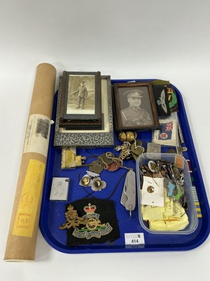 Lot 414 - British Army Durham Light Infantry, cap badge,...