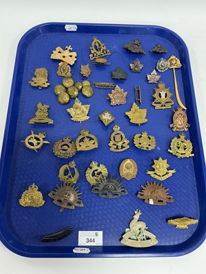 Lot 344 - Assorted Commonwealth Military Forces Cap...
