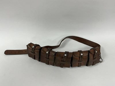 Lot 426 - Swedish Army M1910 Leather Ammunition Bondolier