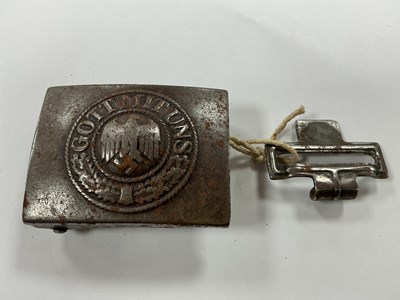 Lot 498 - WWII German Third Reich Heer Tabbed Belt...