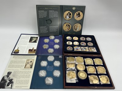 Lot 423 - Collection Of Commemorative Coins, including a...