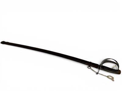 Lot 403 - XIX Century Danish M1843 Cavalry Sword,...