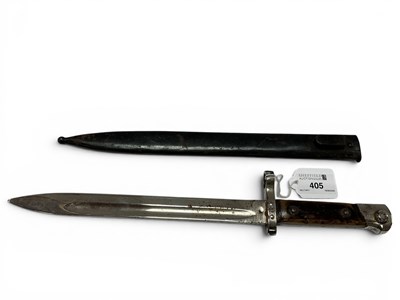 Lot 405 - WWI Austro Hungarian M95 NCO Issue Bayonet and...