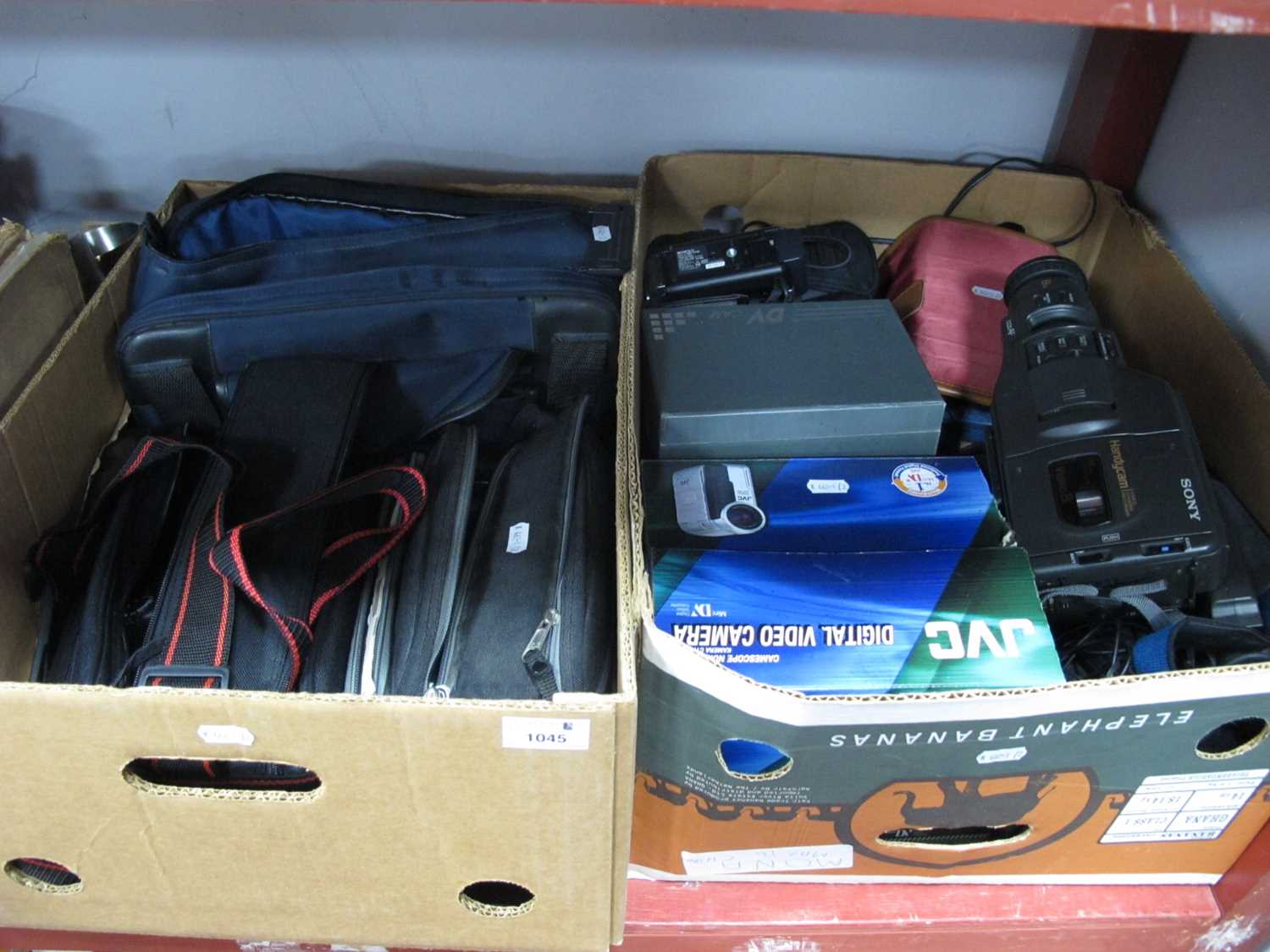 Lot 1045 - Camcorders, including Sony Handycam HDR-CX180,...