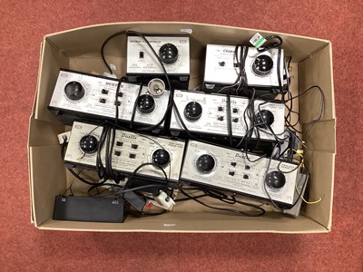 Lot 448 - A quantity of model railway control equipment...