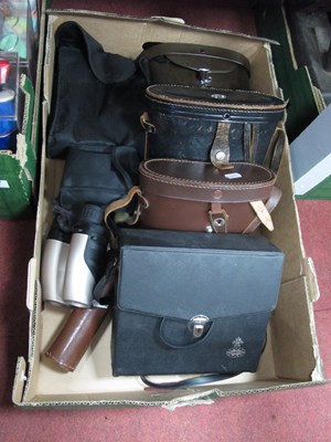 Lot 1030 - Binoculars, including Hans Weiss 20x50, Regent...