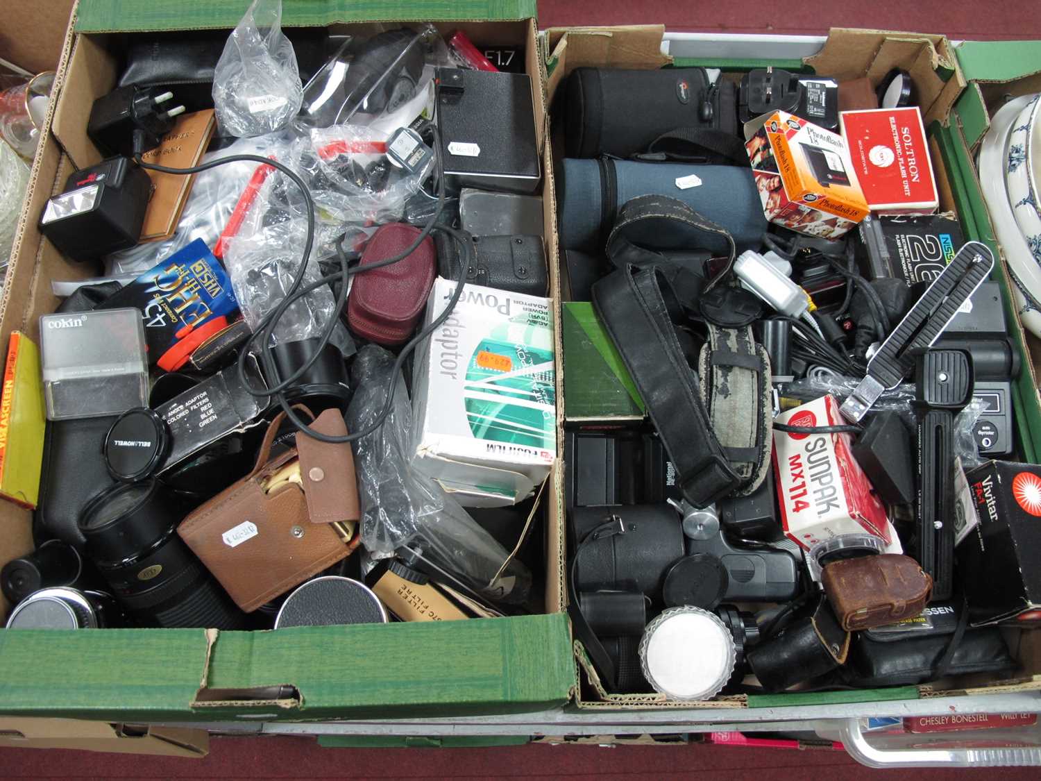 Lot 1058 - Camera Lenses and Accessories, including...