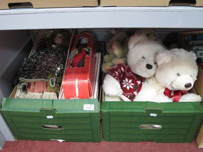 Lot 1134 - Teddy bears and dolls, including quantity of...