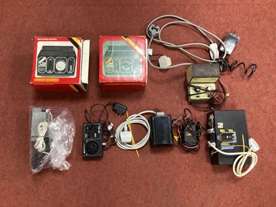 Lot 445 - A quantity of model railway control equipment...