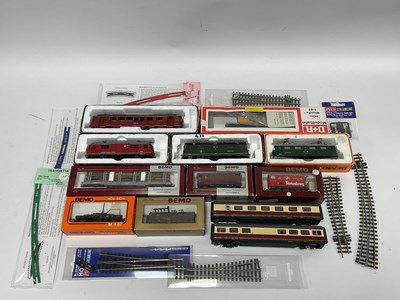 Lot 375 - A collection of HOm (1:87, 12mm gauge) items,...