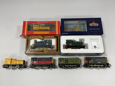 Lot 480 - Seven 00 gauge diesel shunters: a boxed...