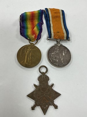 Lot 550 - WWI Royal Navy Reserve Medal Trio, comprising...