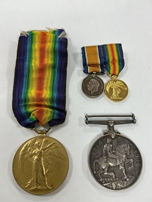 Lot 558 - WWI Durham Light Infantry Medal Duo,...