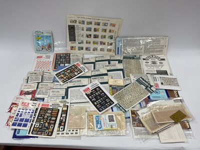 Lot 545 - A quantity of 4mm scale signs and transfers by...