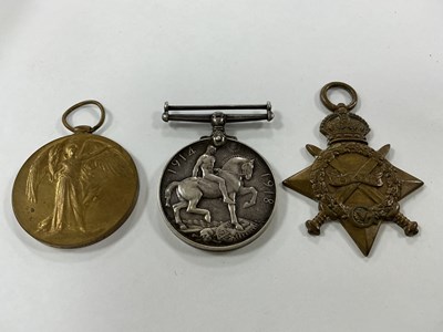 Lot 592 - WWI Royal Artillery Medals, comprising 1914 -...