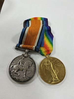 Lot 595 - WWI Durham Light Infantry Medal Duo,...
