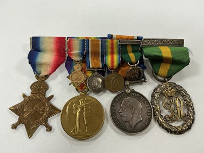 Lot 572 - WWI Royal Army Medical Corps Officer Medal...