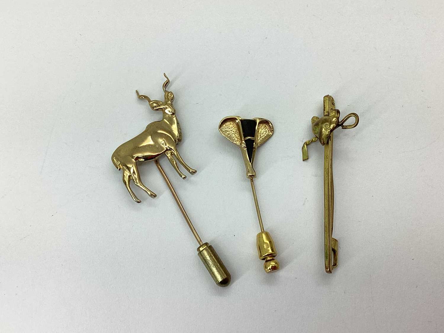 Lot 87 - A Novelty Antelope Style Stick / Lapel Pin,...