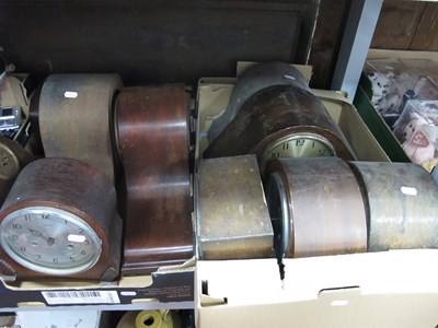 Lot 1074 - Quantity of vintage mantel clocks, including...