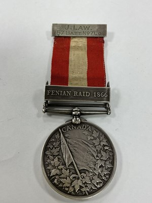 Lot 568 - Canada General Service Medal (Pte J Law...