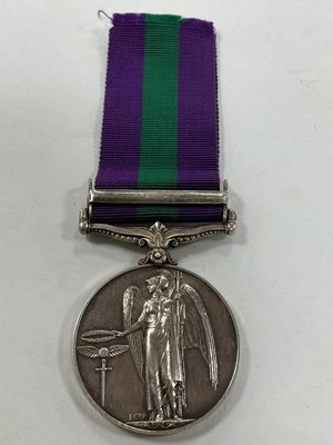 Lot 540 - General Service Medal GVIR (14637344 Pte H R...
