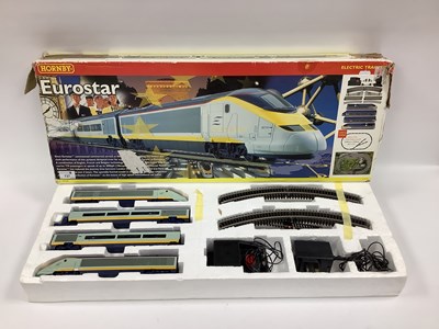 Lot 737 - Hornby OO Gauge #R1013 Eurostar comprising of...
