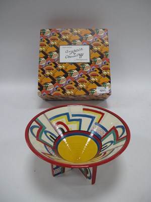 Lot 1211 - Wedgwood Bizarre by Clarice Cliff 'Tennis Bowl'...