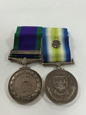 Lot 578 - Falklands Conflict Royal Marines Medal Duo,...