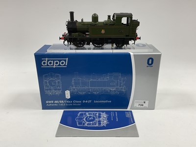 Lot 739 - A Boxed Dapol 0 Gauge 14xx 0-4-2 Tank Engine...