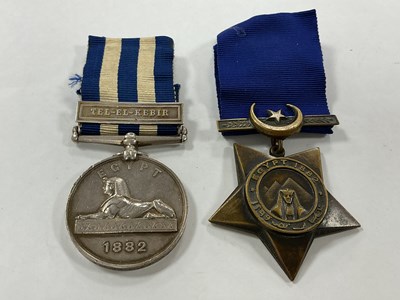 Lot 557 - Egypt 1882 Medal Dragoon Guards (1229 Pte G...