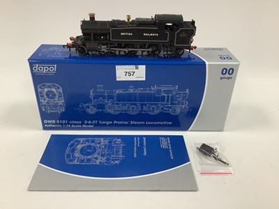 Lot 757 - A Boxed Dapol 00 Gauge Ex-GW "Large Prairie" 2-...