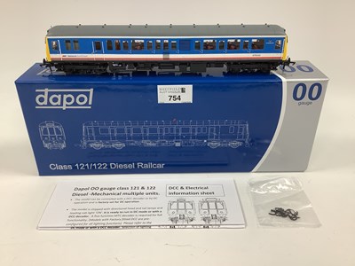 Lot 754 - A Boxed Dapol 00 Gauge Class 122 Single Unit...