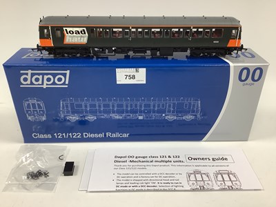 Lot 758 - A Boxed Dapol 00 Gauge Class 122 Single Unit...