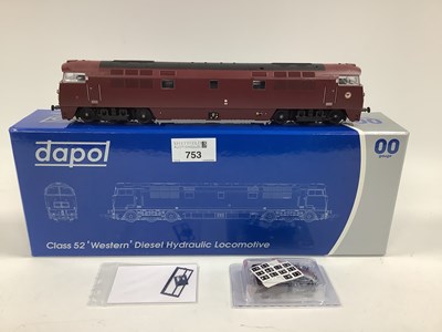 Lot 753 - A Boxed Dapol 00 Gauge "Western" Class Diesel...