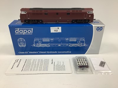 Lot 752 - A Boxed Dapol 00 Gauge "Western" Class Diesel,...