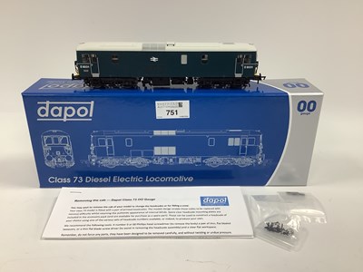 Lot 751 - A Boxed Dapol 00 Gauge Class 73 Locomotive...